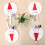 20 Pcs 12X6 Cm Julmössor Bestickshållare Skedficka Set 7