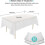 Clear Plastic Rectangular Disposable Tablecloth, 1.37 X 2.74 M - Durable and High Resistance 3