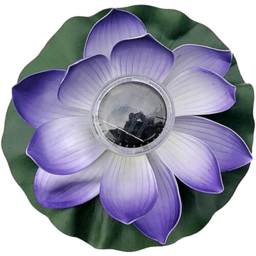 Ηλιακό φως Lotus, ρεαλιστικό φωτιστικό Lotus με αυτόματη φόρτιση ημέρας και νυχτερινό 1