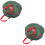 2 Pcs Christmas Wreath Storage Bag Premium Plastic Round 5