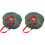 2 Pcs Christmas Wreath Storage Bag Premium Plastic Round 2