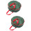 2 Pcs Christmas Wreath Storage Bag Premium Plastic Round 4
