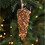 Oversized Pinecone Holiday Decoration-11CM wood chip pine 6