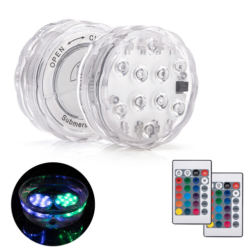 Decorazioni subacquee cromatiche a LED, con telecomando e luminosità regolabile. 1
