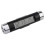 2-in-1 Car Digital Clock & Thermometer with Blue Backlight, ABS, LCD 3