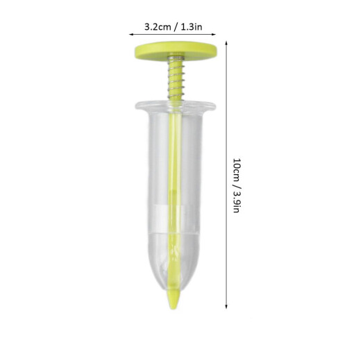 Gardening Tool: 2pcs Yellow Mini Adjustable Seed Planter Dispenser 1