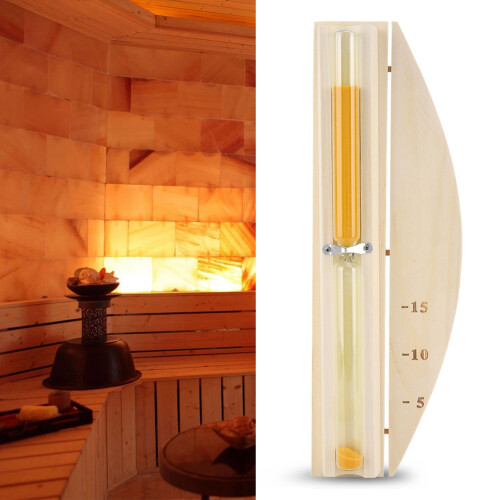 Classic Wooden Rotatable Timer, Sauna Accessories for Timeless Bathing Sessions 1
