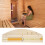 Classic Wooden Rotatable Timer, Sauna Accessories for Timeless Bathing Sessions 3