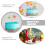 2Pcs Christmas Cake Insert Cards Themed Party Decorations 10