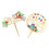 2Pcs Christmas Cake Insert Cards Themed Party Decorations 4