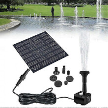 Solar Panel Powered Water Feature Pump for Garden Pool Pond Aquarium Fountain 200L/H