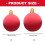 2PCS Large Flocking Inflatable Christmas Ball-Olive 40cm 3