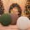 2PCS Large Flocking Inflatable Christmas Ball-Olive 40cm 6