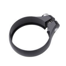 Superlichte boutklem van 318 mm voor zadelpen van 272 mm - Aluminium Zwart