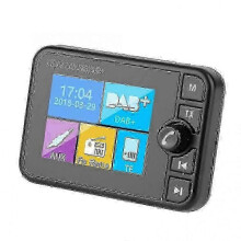 Digital DAB Radio Receiver for Car Stereo with Bluetooth-Compatible MP3 FM Transmitter and Antenna