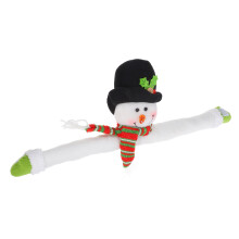 2 Pcs Snowman Curtain Buckle Decorative Doll Buckles For Christmas