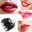Disposable Lip Brush Wands 100pcs, 9cm, White/Black Makeup Applicators 1