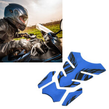 4-teiliges Set aus blauem, weichem Schwamm-Schutzband für Motorradtanks