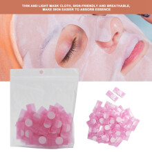 50 stuks individueel verpakte gecomprimeerde zijden maskers voor een zelfgemaakte gezichtsbehandeling.