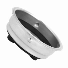 Cesta de filtro de café de acero inoxidable para cafeteras de una sola taza en casa o en la oficina.