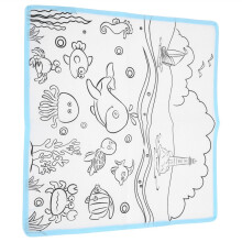 Tapis de dessin réutilisable pour enfants, lavable et effaçable, pour les enfants de 3 ans et plus