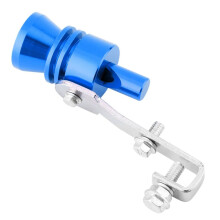 Universelle blaue Auto-Turbo-Pfeife für PKW, ATV, SUV, Autozubehör aus Aluminiumlegierung