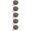 5 Pcs Christmas Wreath Storage Bag Premium Plastic Round 7