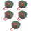 5 Pcs Christmas Wreath Storage Bag Premium Plastic Round 6