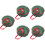 5 Pcs Christmas Wreath Storage Bag Premium Plastic Round 4