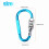 Blue Carabiner Security Padlock with Resettable Combination 2