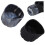 2pcs Silicone Lens Cap Protector, Black + Gray, 62x51mm 3