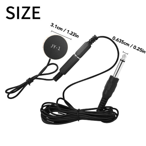 Multifunktionell patch akustisk gitarr kontaktpickup koppar järn plast 1