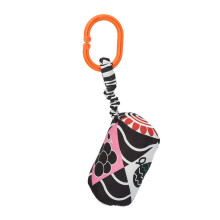 Juguete colgante para cochecito de bebé, de tela suave, con dibujos de animales, visual y sensorial,