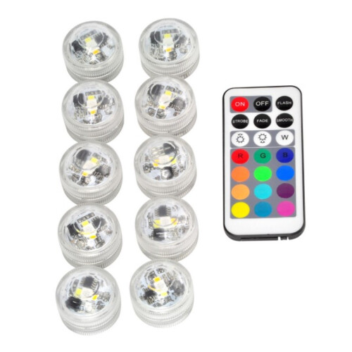 Μίνι υποβρύχιο φως LED, αδιάβροχο φως έμφασης χωρίς φλόγα με μπαταρία για