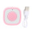 Télécommande Bluetooth rose rechargeable pour selfies, à utiliser du bout des doigts. 2