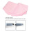 300 st ljusrosa bomullsservetter för nagellack, 3-pack 3