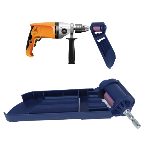 Compact Drill Bit Sharpener Grinder Tool for Woodworking Quick & Precise