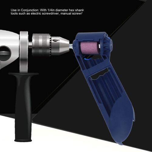 Compact Drill Bit Sharpener Grinder Tool for Woodworking Quick & Precise 2