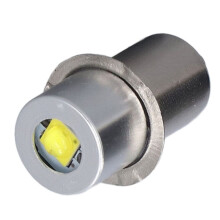 3V 3W LED-lampa med hög ljusstyrka och vitt ljus, lång livslängd, ficklampsbyte