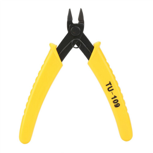 5in Electronic Diagonal Pliers Cable Side Cutting Nippers Wire Cutter Tool TU-109 1