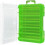 Double Sided Fishing Tackle Storage Box Multi Compartment Small Green Lures Baits Hooks Organizer 3