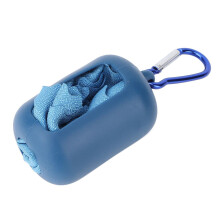 Kleines Kühlhandtuch – Weiche Mikrofaser, 40 x 40 cm, Blau, schnelltrocknend