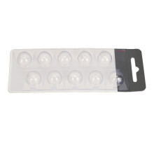 10 cúpulas abiertas de silicona para amplificadores de sonido, 8 mm, suaves y universales