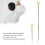 Extendable Stainless Steel Back Scratcher with Long Handle, 16.6-42.5cm 4