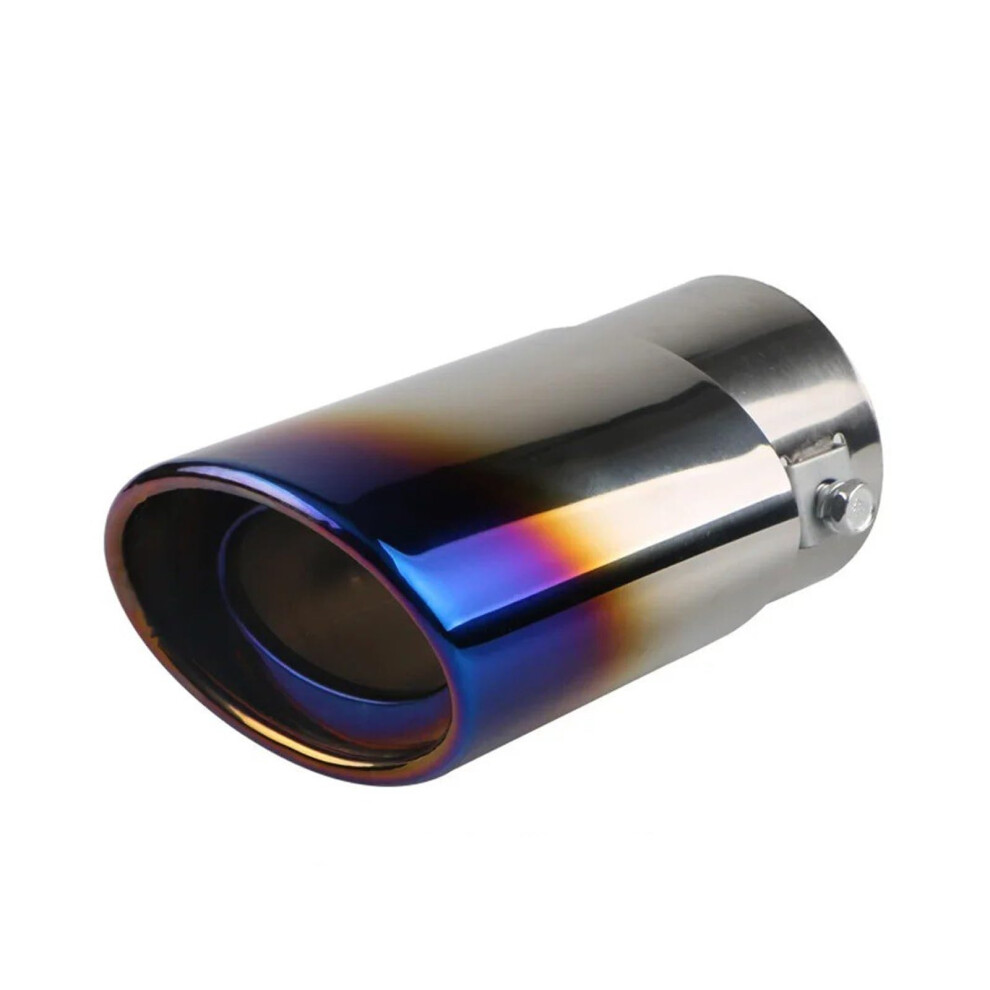 Car Exhaust Tip 63Mm Aluminum Alloy Universal Muffler Tail Pipe For Car Modification Black 9105992579617