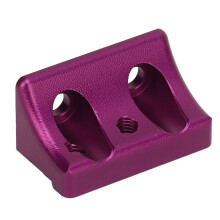 Soporte Panhard de aluminio de alta resistencia para coche RC Axial SCX10 II 1/10 (morado)