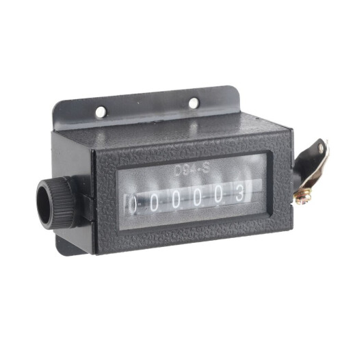 D94-S 6-Digit Resettable Mechanical Pulling Counter  Durable Tally Device UK