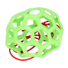 Hanging Rubber Horse Treat Ball, Lightweight, Soft, Green for Home & Farm