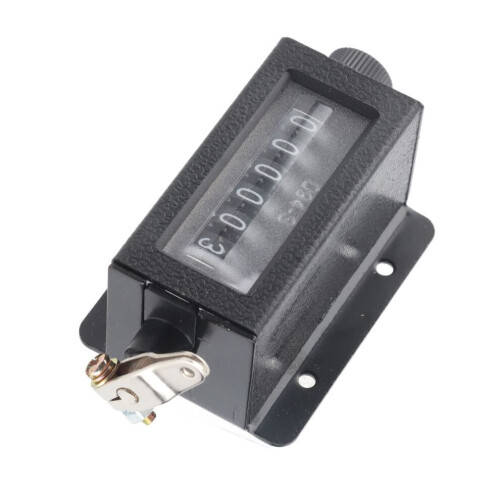 D94-S 6-Digit Resettable Mechanical Pulling Counter  Durable Tally Device UK 2