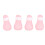 Silicone Cat Paw Covers for Bathing, Biting & Injection, Roseate 3